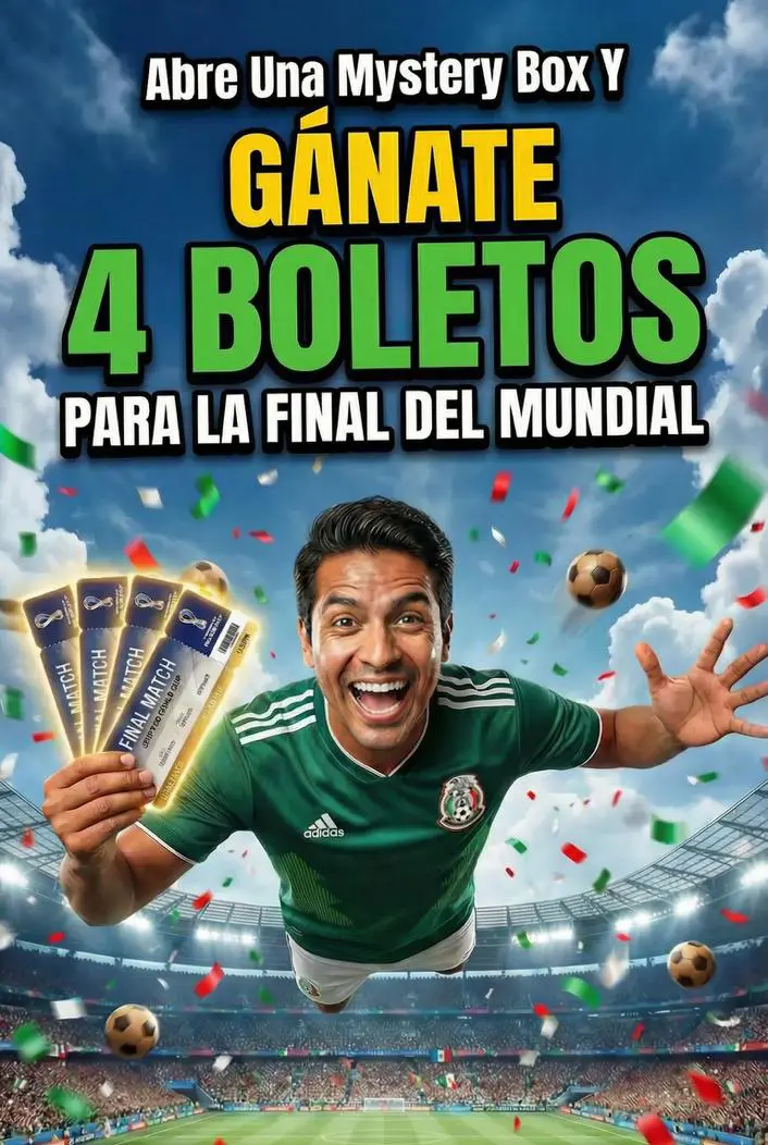 Abre una Caja Misteriosa y gánate boletos para la final del Mundial